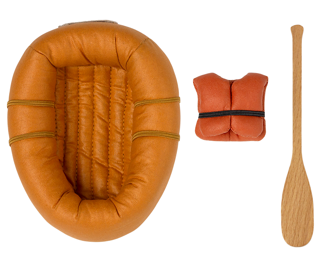 Mouse-Sized Rubber Boat Set