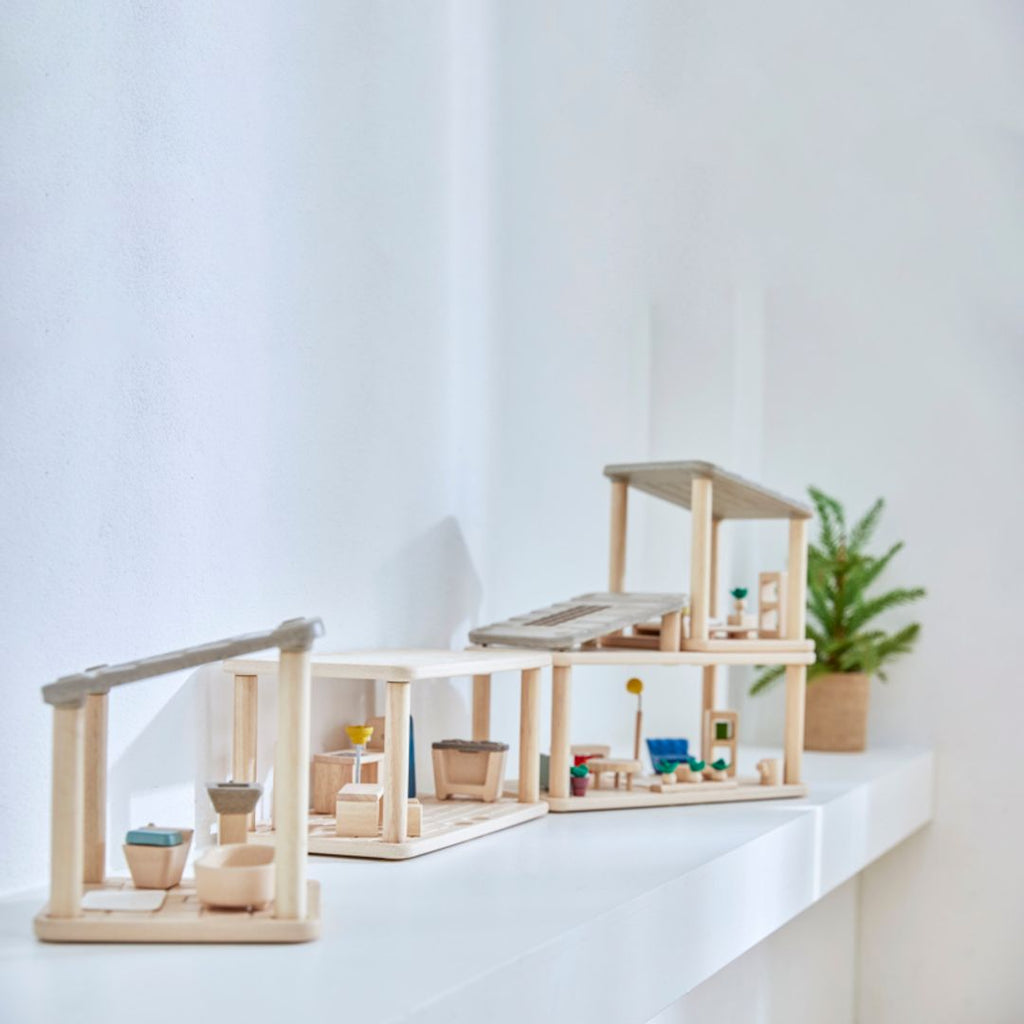 PlanSpace Modular Wooden Dollhouse - Bedroom