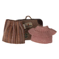 Knitted Blouse and Skirt in a Suitcase - Grandma Mouse