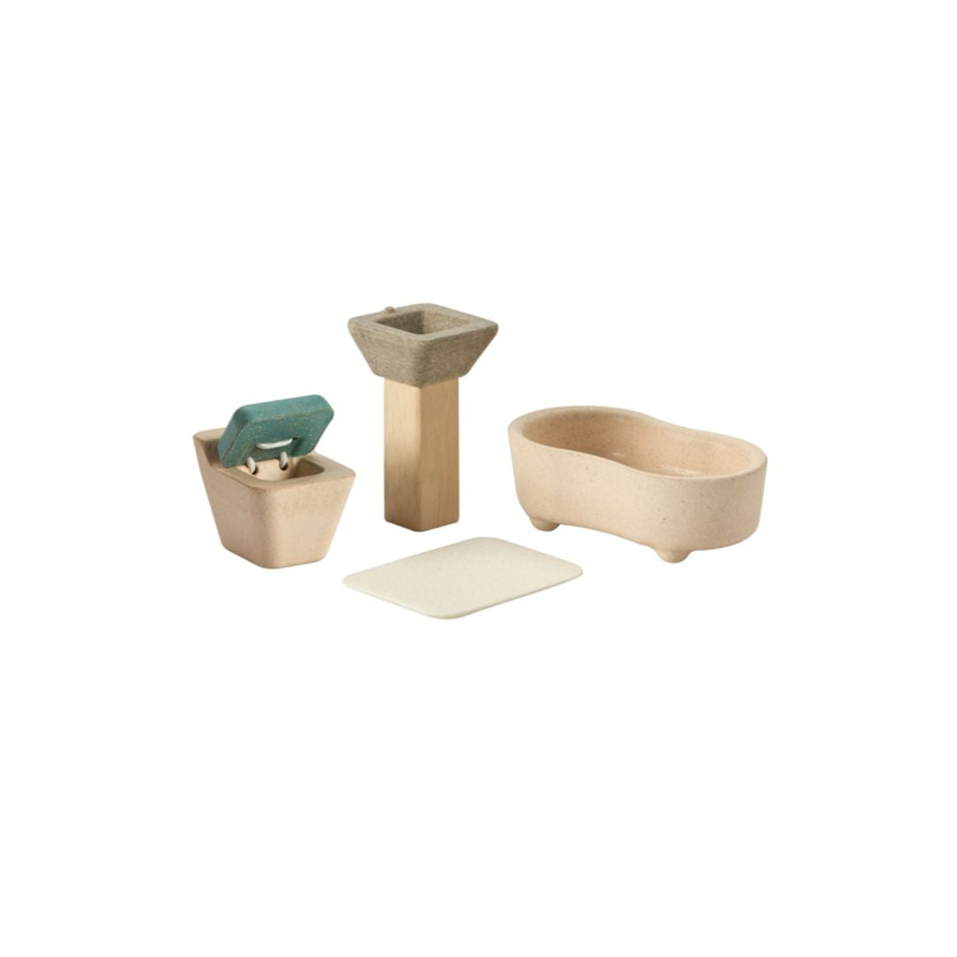 PlanSpace Modular Wooden Dollhouse - Bathroom