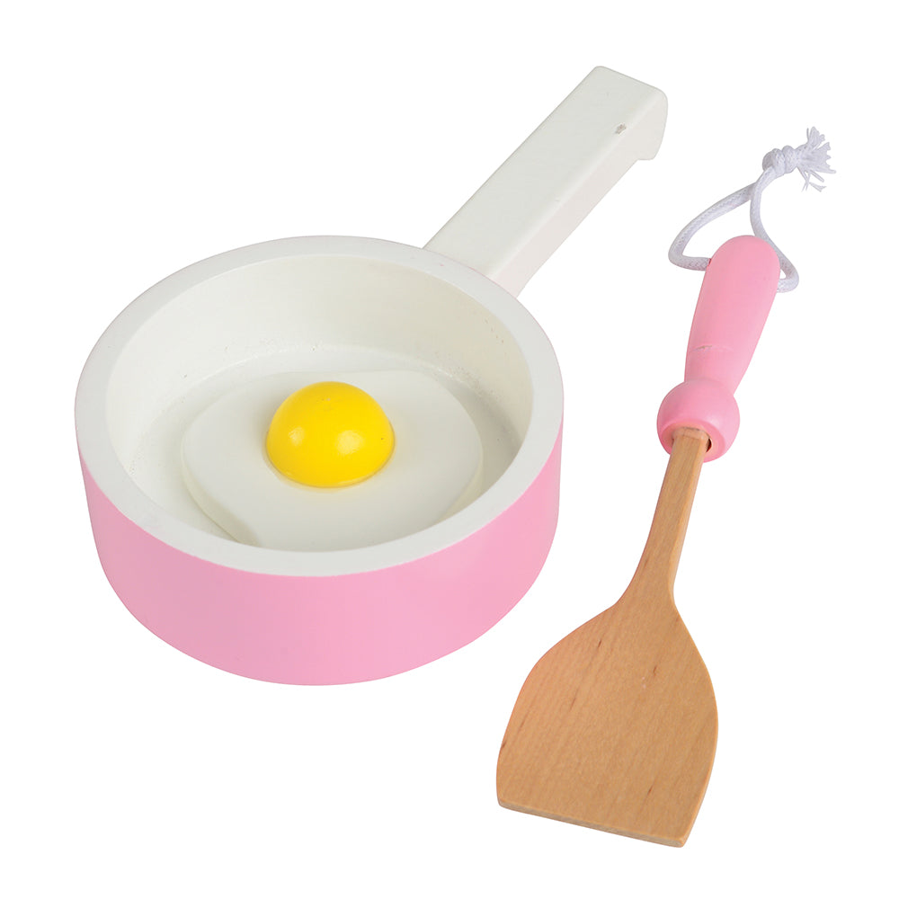 36-Piece Wooden Toy Dishes & Utensils Basics Set | including Pots, Pans